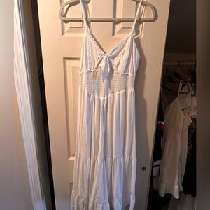 Trixxi White Sleeveless Maxi Dress